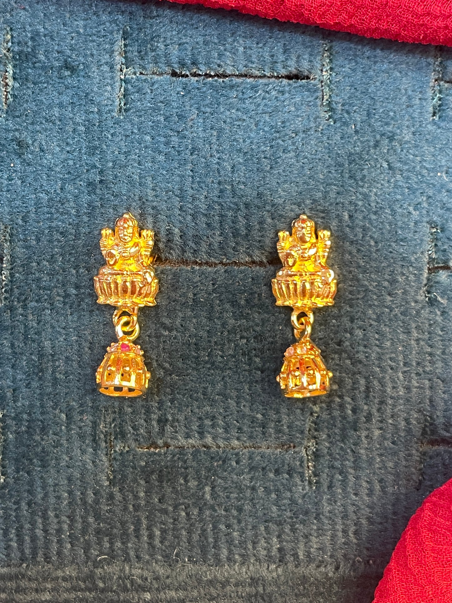 92.5 silver gold plated classy jhumkas