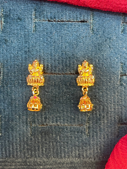 92.5 silver gold plated classy jhumkas