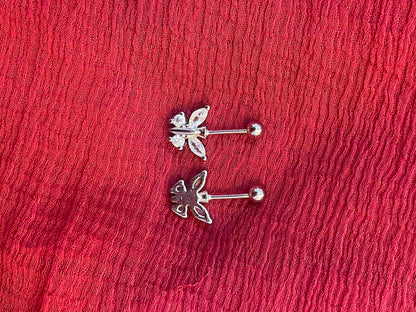 92.5 Silver Butterfly Bugadi for Women | Stylish Ear Cuff Design | Ethnic Jewellery