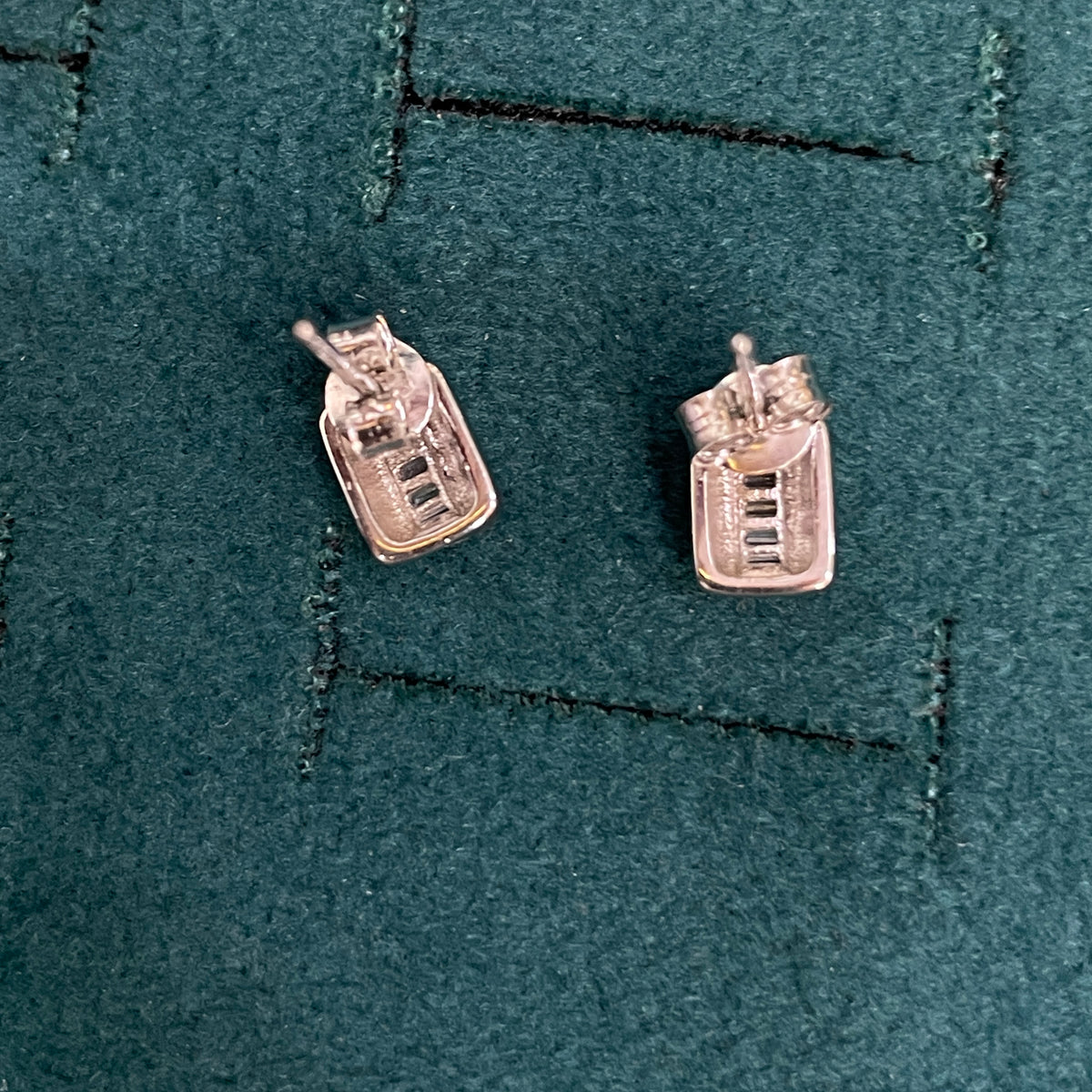 92.5 Silver Classy Stud Earrings | Minimal Elegant Finish | Jewellery pair