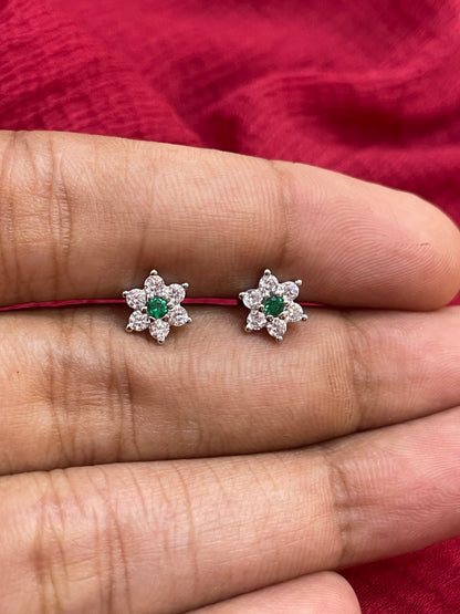 92.5 Silver Minimal Earrings for Women | Stylish Simple Design | Elegant Daily Wear Jewellery