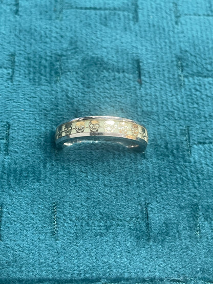 92.5 Silver Radium Men’s Ring Size 21 | Stylish Modern Glow Finish | Elegant Jewellery