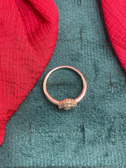 92.5 Silver Leaf Ring for Women Size 13 | Stylish Organic Design | Elegant Fashion Jewellery