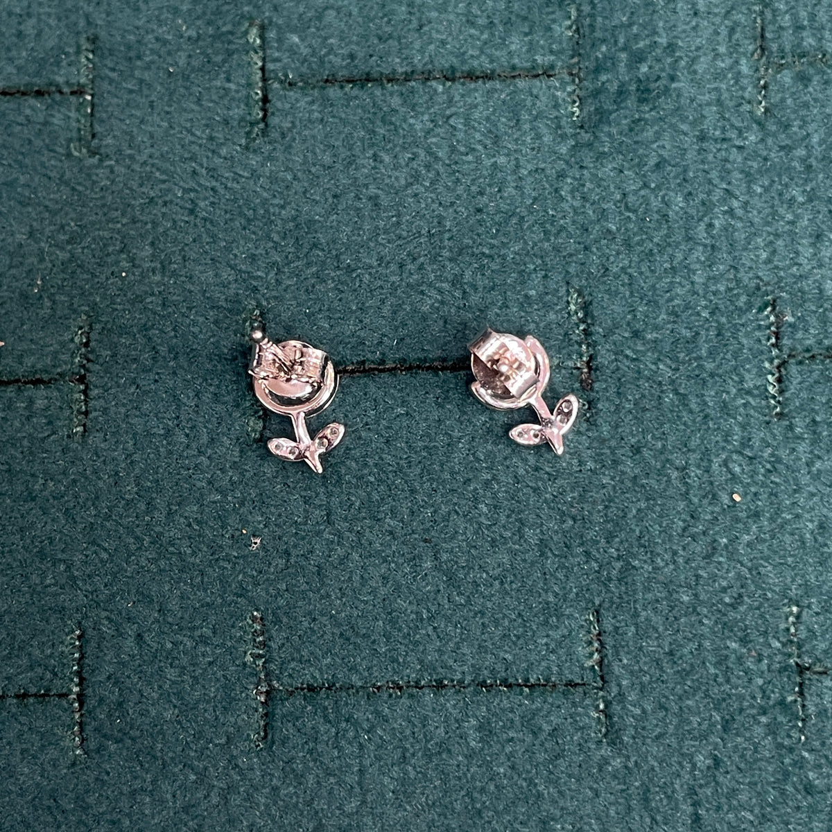 92.5 Silver Rose Stud Earrings | Classy Premium Floral Design | Jewellery pair