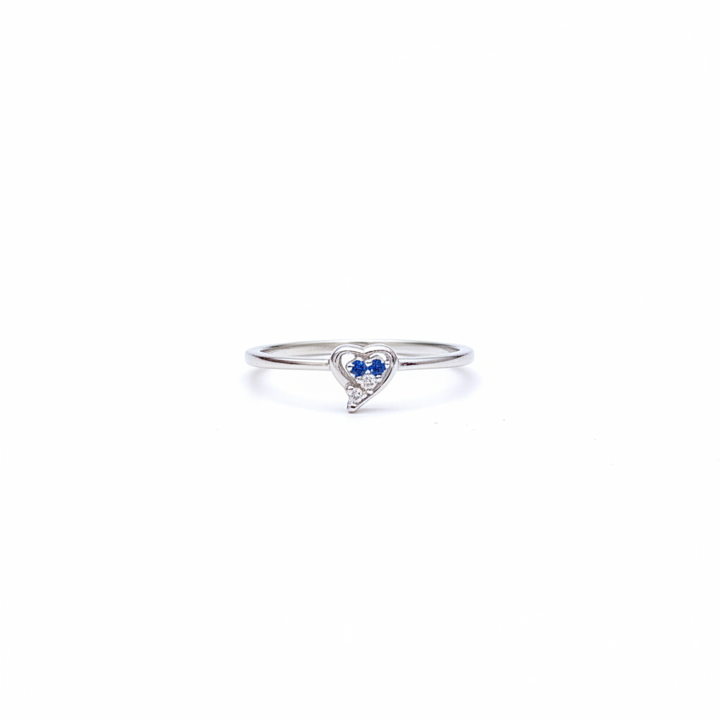 92.5 Silver Heart Ring for Women Size 11 | Stylish Elegant Love Design | Gift Jewellery