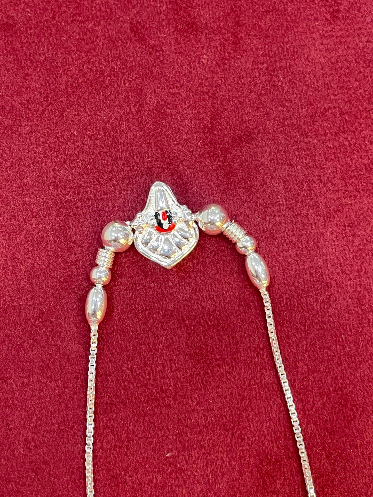 925 Silver Balaji Rakhi