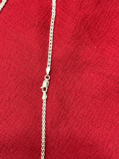 92.5 silver stylish men’s chain 18 inches