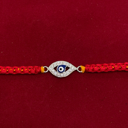 925 Sterling Silver Evil Eye Thread Rakhi| Festive & Gifting