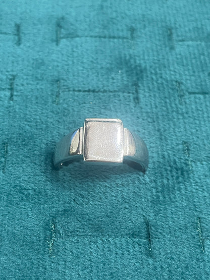 92.5 Silver Plain Stylish Men’s Ring Size 26 | Minimal Bold Design | Elegant Jewellery