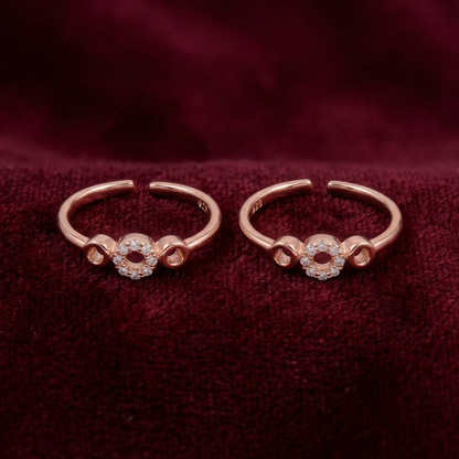 92.5 silver toe rings 
