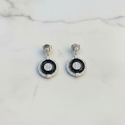 92.5 Silver Stylish Hanging Earrings for Women | Elegant Dangle Design | Modern Jewellery pair