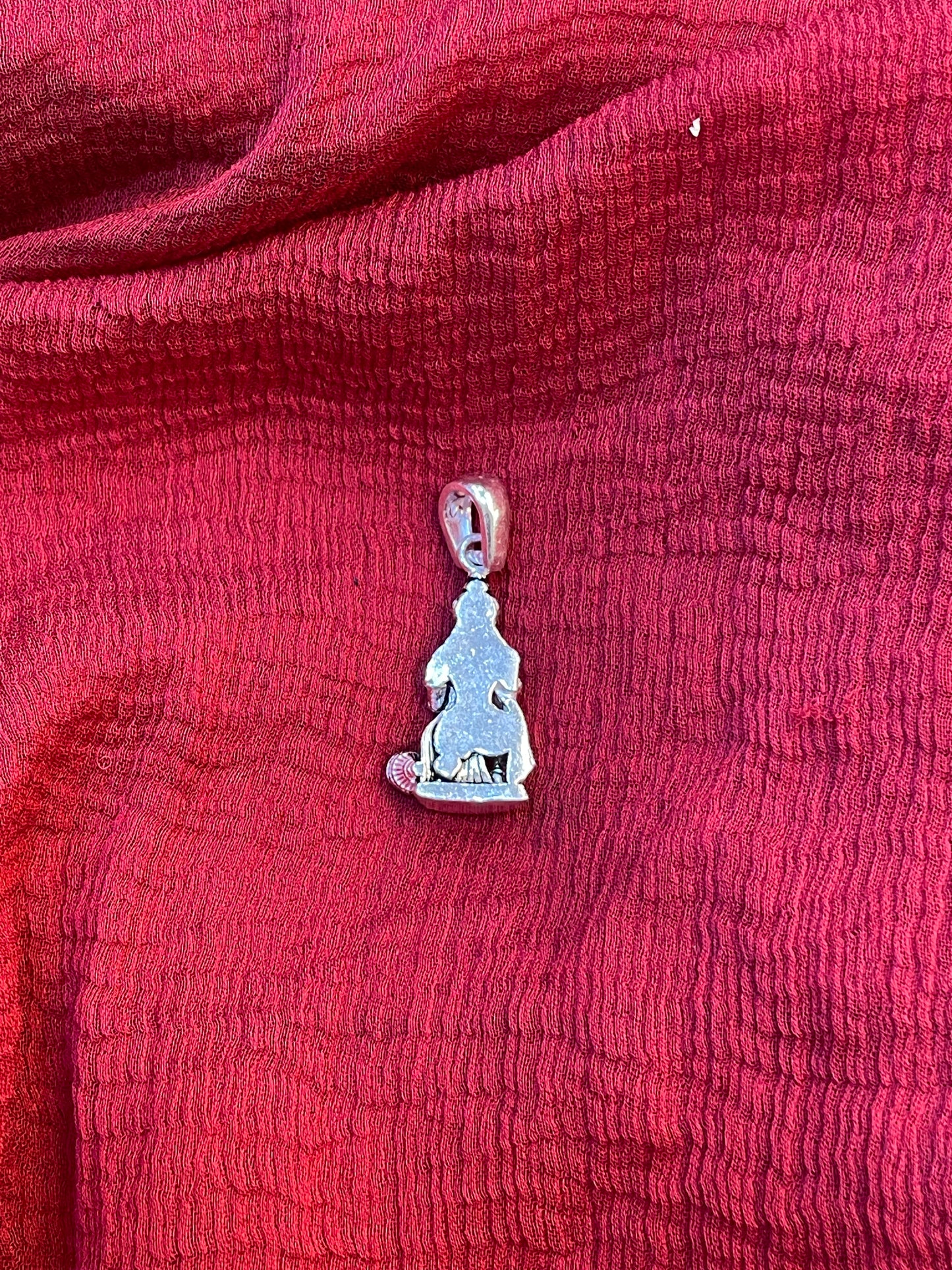 92.5 Silver Oxidised Hanuman Pendant for Men & Women | Bajrangbali Antique Design | Temple Jewellery