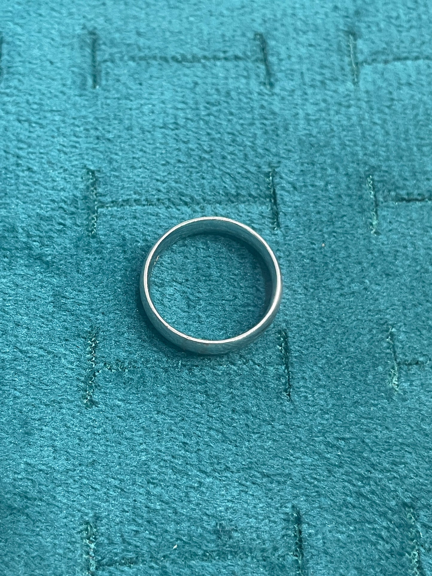 92.5 Silver Plain Men’s Ring Size 7 | Stylish Minimal Finish | Elegant Jewellery