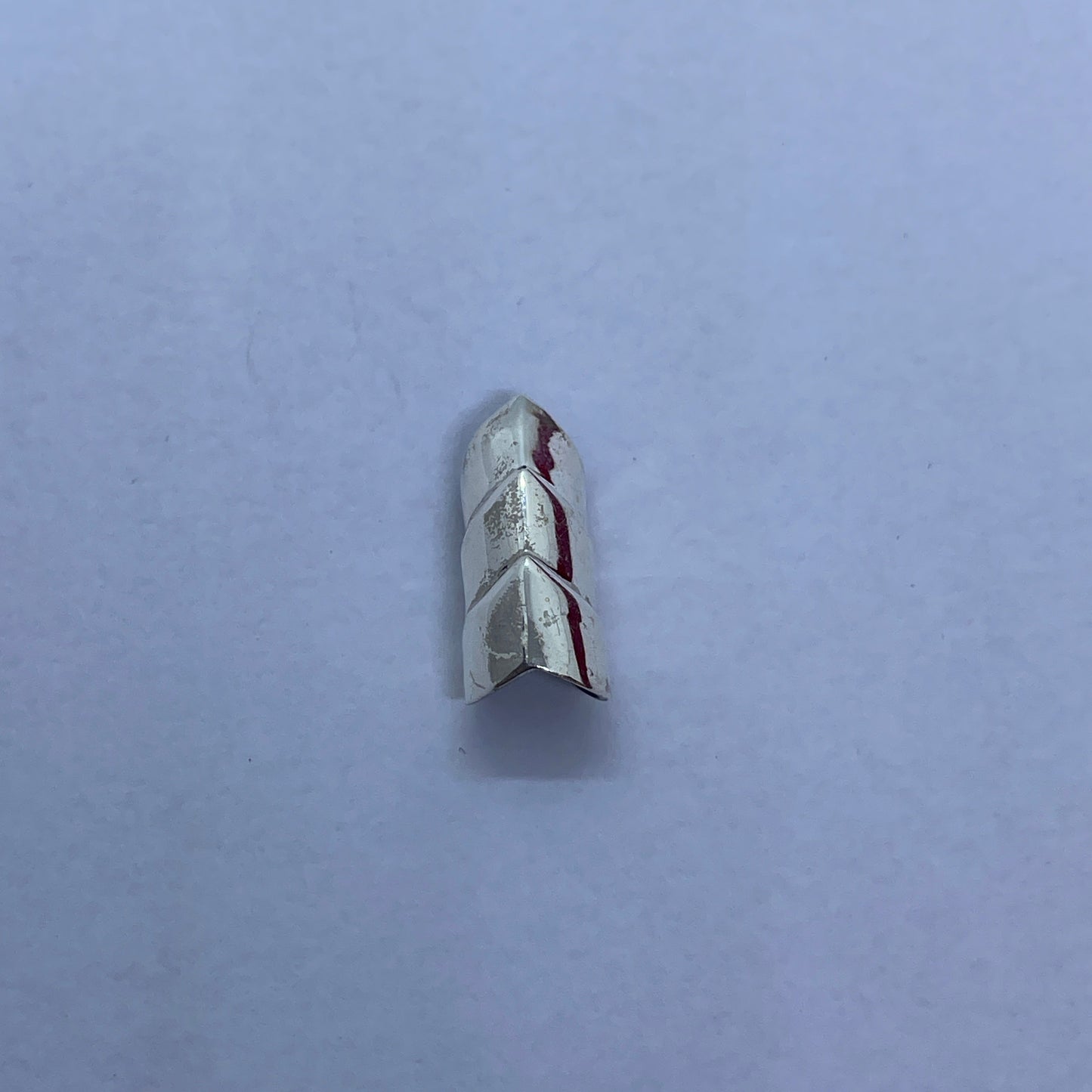 92.5 Sterling Silver Ear Cuff for Men | Triple Chevron Arrow Stack Design | No Piercing