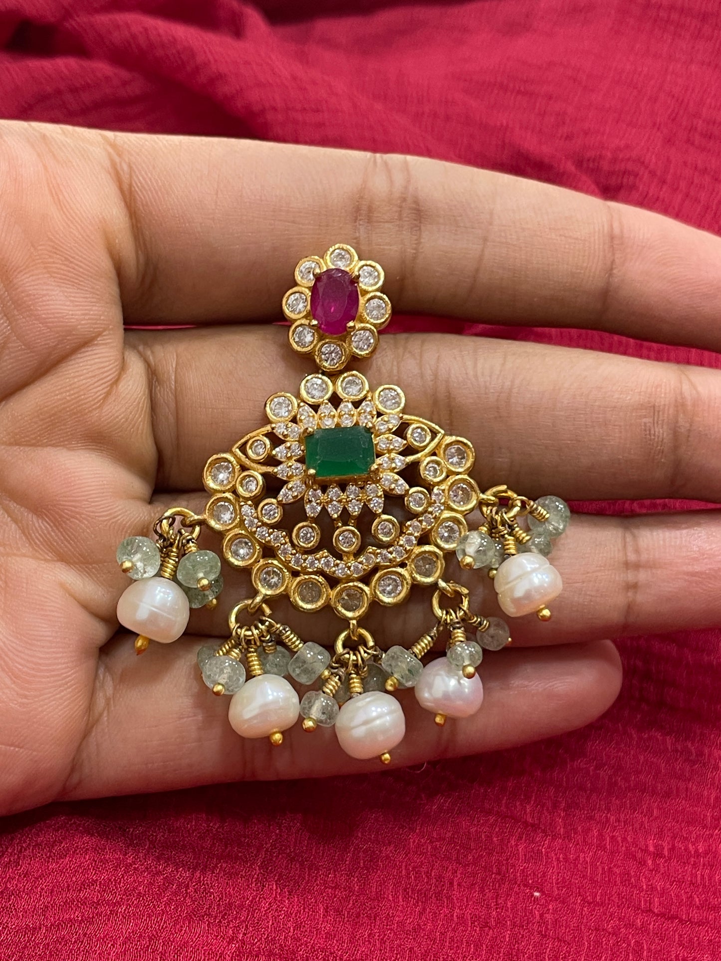 92.5 Silver Gold Plated Multicolor Earrings for Women | Stylish Vibrant Design | Trendy Jewellery