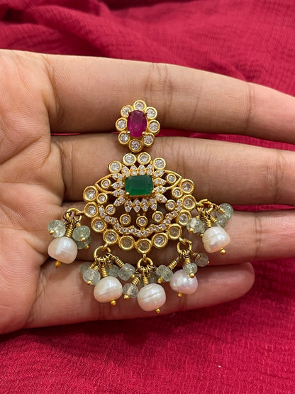 92.5 Silver Gold Plated Multicolor Earrings for Women | Stylish Vibrant Design | Trendy Jewellery