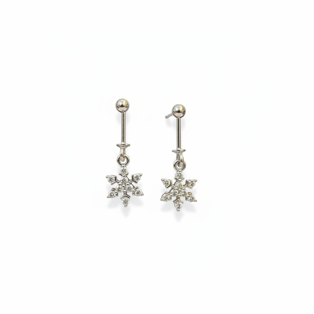 92.5 Silver Hanging Bugadi Pair for Women | Drop Helix Earrings | Stylish