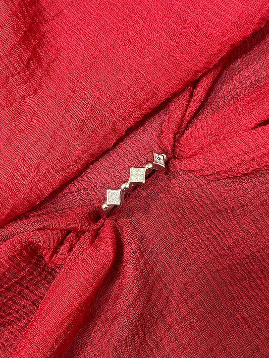 92.5 silver classy minimal ring size 9