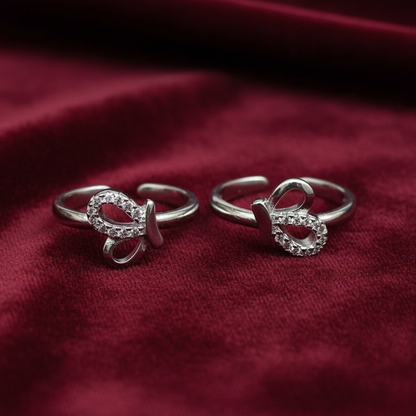 92.5 silver toe rings 
