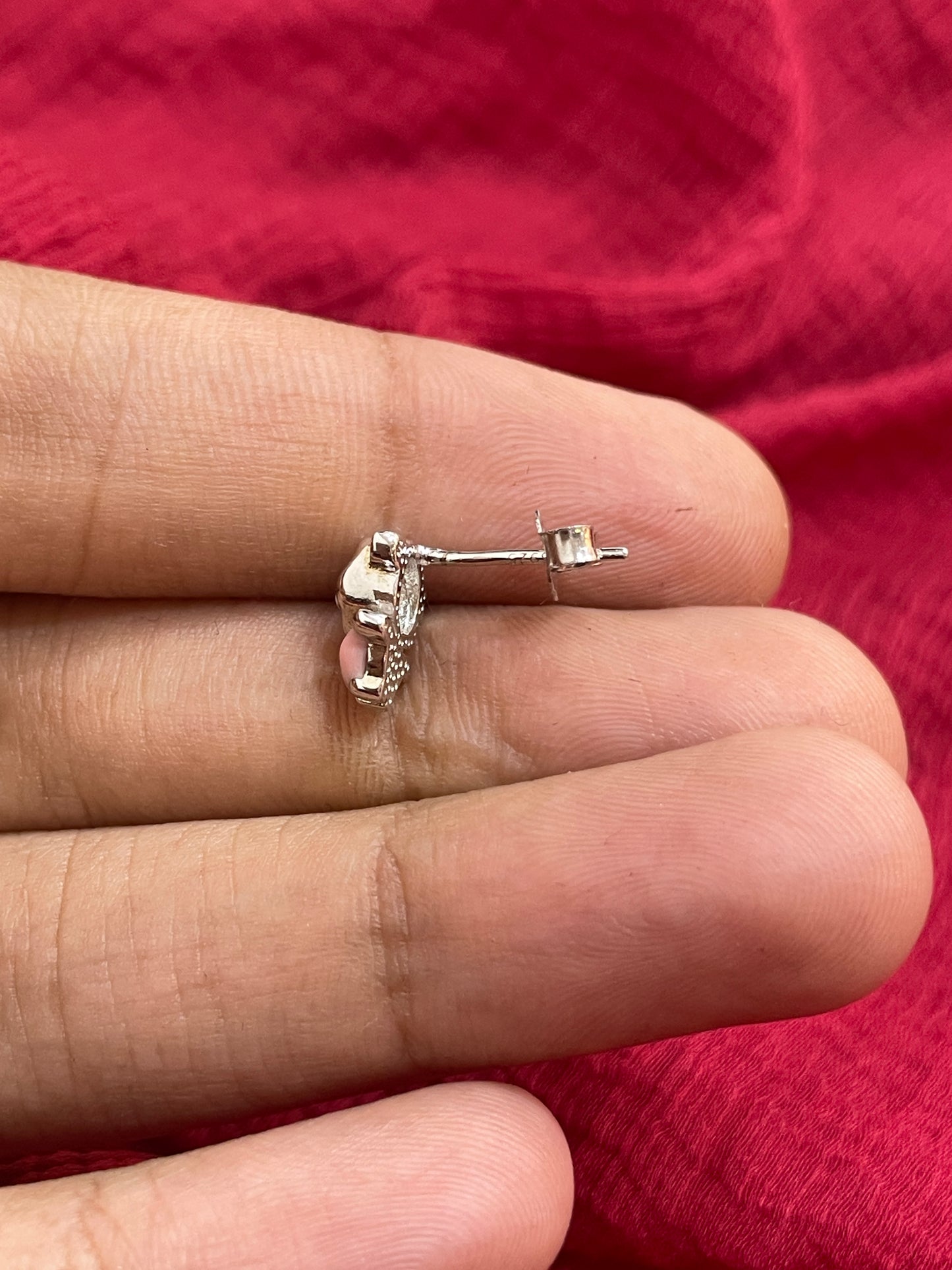 92.5 Silver Cute Earrings for Women | Stylish Aesthetic Design | Elegant Everyday Jewellery