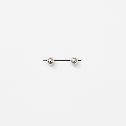 92.5 Silver Small Ball Studs | Minimal Everyday Design | Jewellery