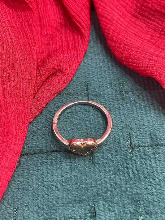 92.5 Silver Heart Ring for Women Size 14 | Stylish Romantic Design | Elegant Gift Jewellery