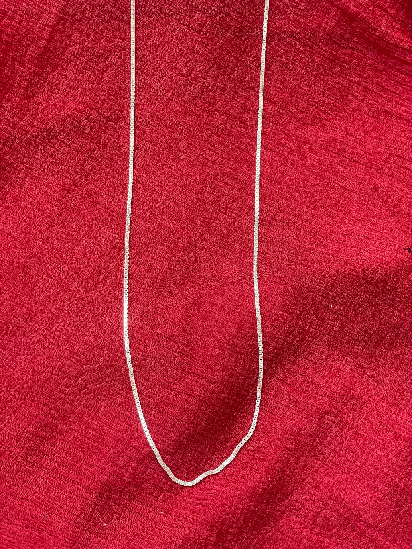 92.5 silver classy minimal chain 18 inches