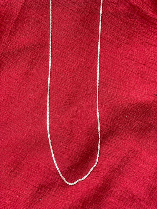 92.5 silver classy minimal chain 18 inches