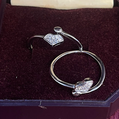 92.5 Silver Toe Rings for Women | Heart Design | Traditional Jewellery