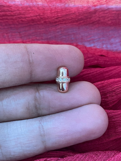 92.5 Silver Rose Gold Plated Minimal Earrings for Women | Elegant Simple Design | Jewellery