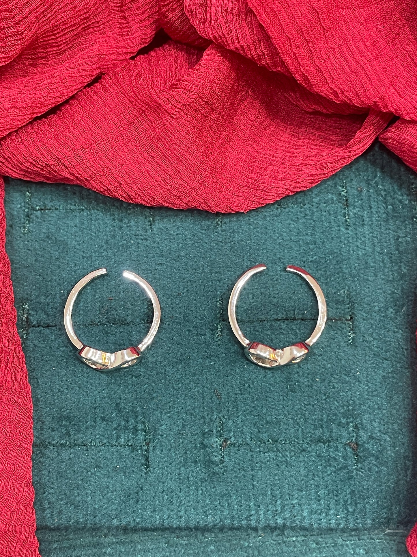 92.5 Silver Inifinity Toerings