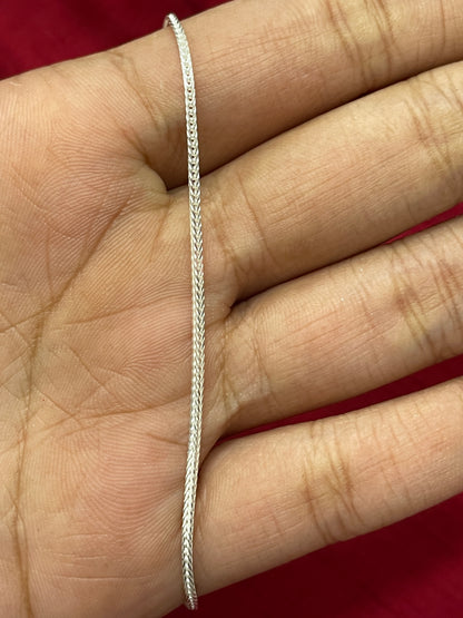92.5 silver classy chain 24 inches