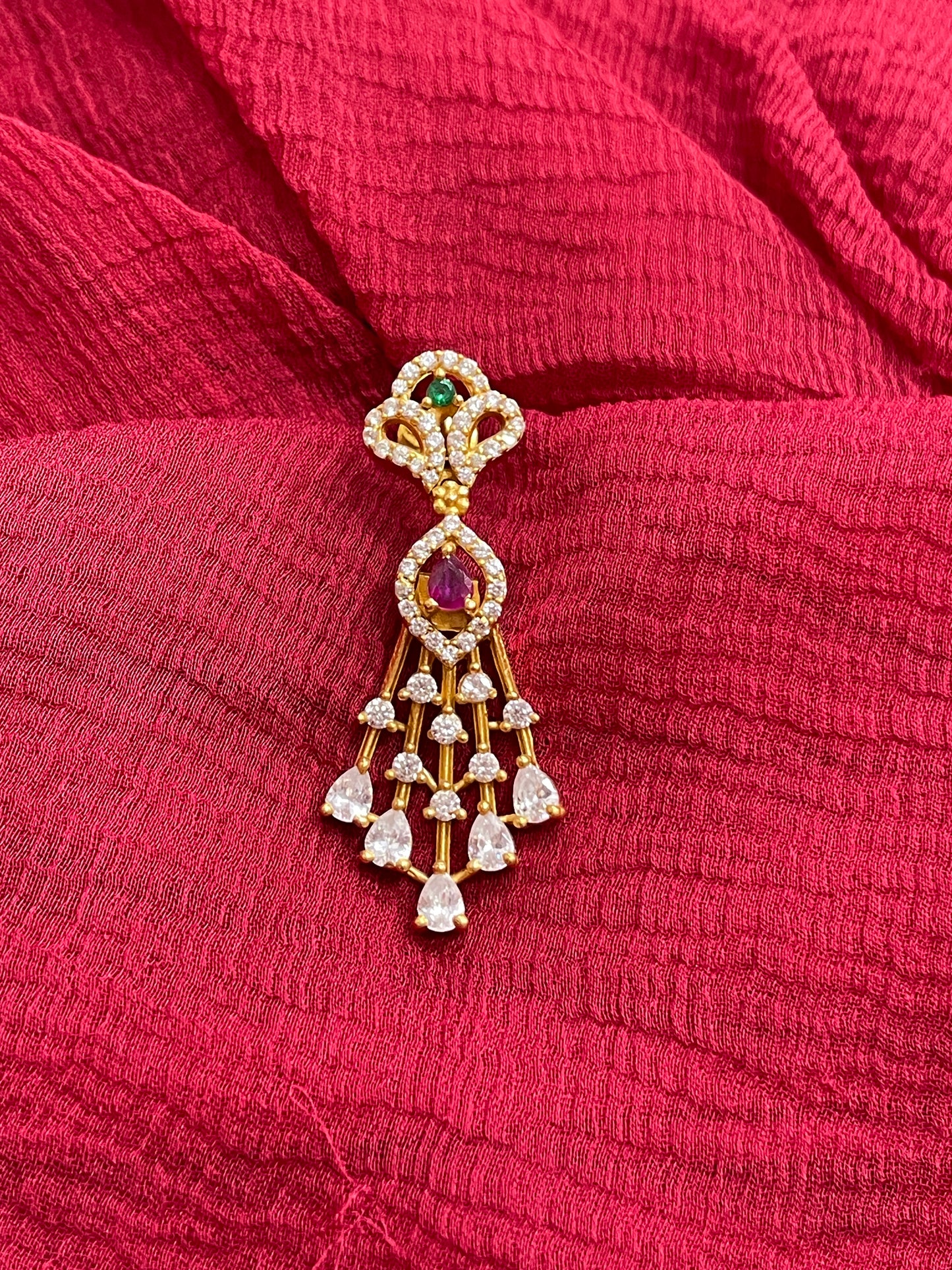 92.5 Silver Gold Plated Stylish Classy Earrings for Women | Elegant Modern Design | Jewellery