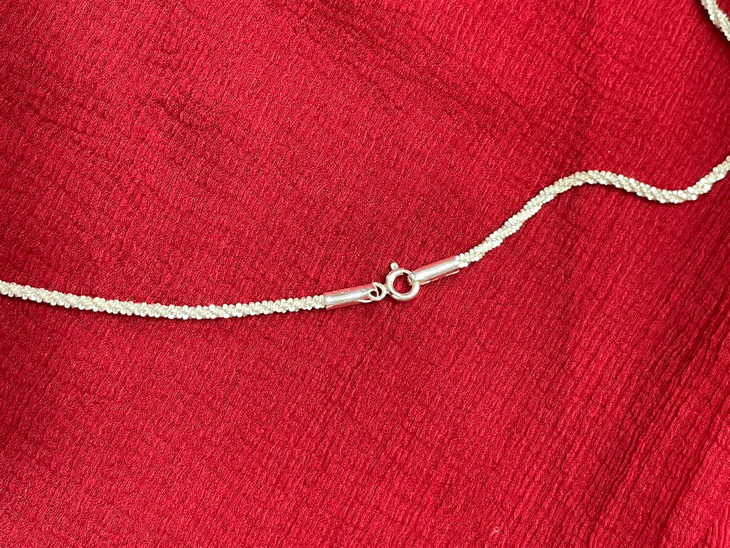 92.5 silver stylish classy chain 18 inches
