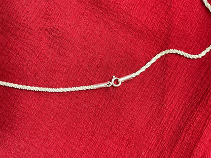 92.5 silver stylish classy chain 18 inches