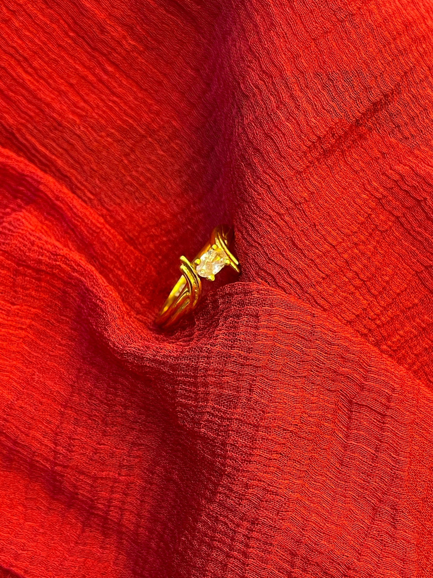 Gold Plated Silver Ring