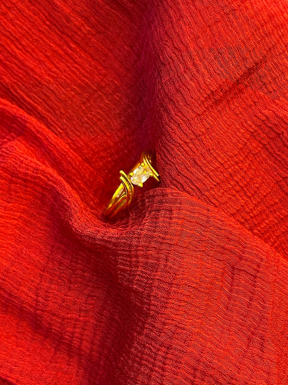 Gold Plated Silver Ring