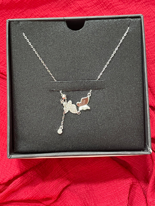 92.5 Silver Butterfly Chain 19.5 Inches | Classy Premium Stylish Design | Jewellery