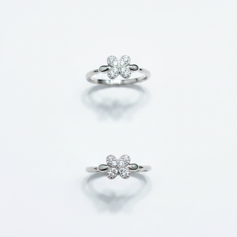 925 Silver Clover Toe rings