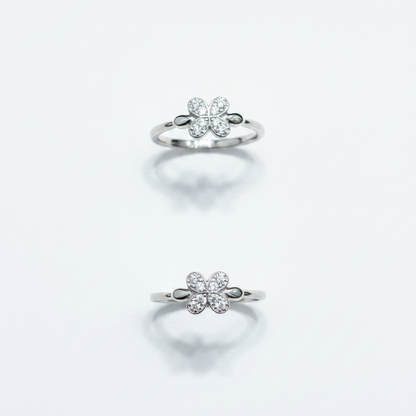 925 Silver Clover Toe rings
