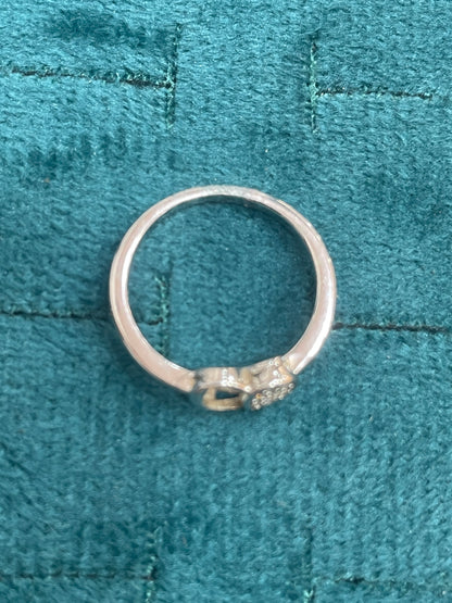 92.5 Silver Heart Ring for Women Size 11 | Stylish Romantic Detail | Elegant Gift Jewellery