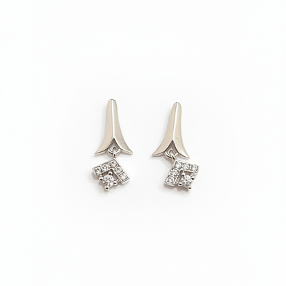925 Silver Trendy Drop Earrings