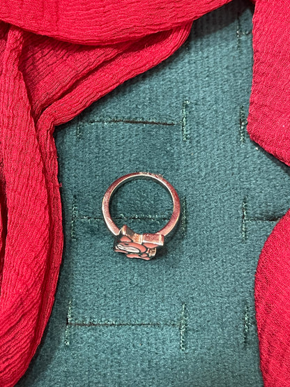 92.5 Silver Cute Kids Ring | Adjustable Baby Ring for Girls & Boys | Playful Design Jewellery
