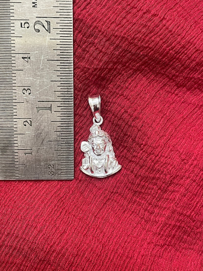 92.5 Silver Subramanya Swamy Pendant for Men & Women | Murugan Temple Design | Spiritual Jewellery