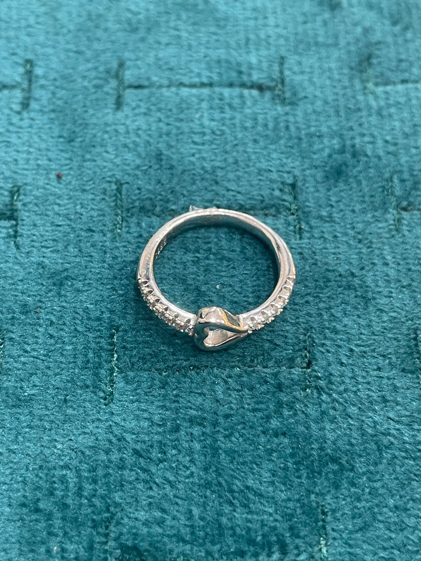 92.5 Silver Heart Ring for Women Size 8 | Stylish Love Motif | Elegant Gift Jewellery