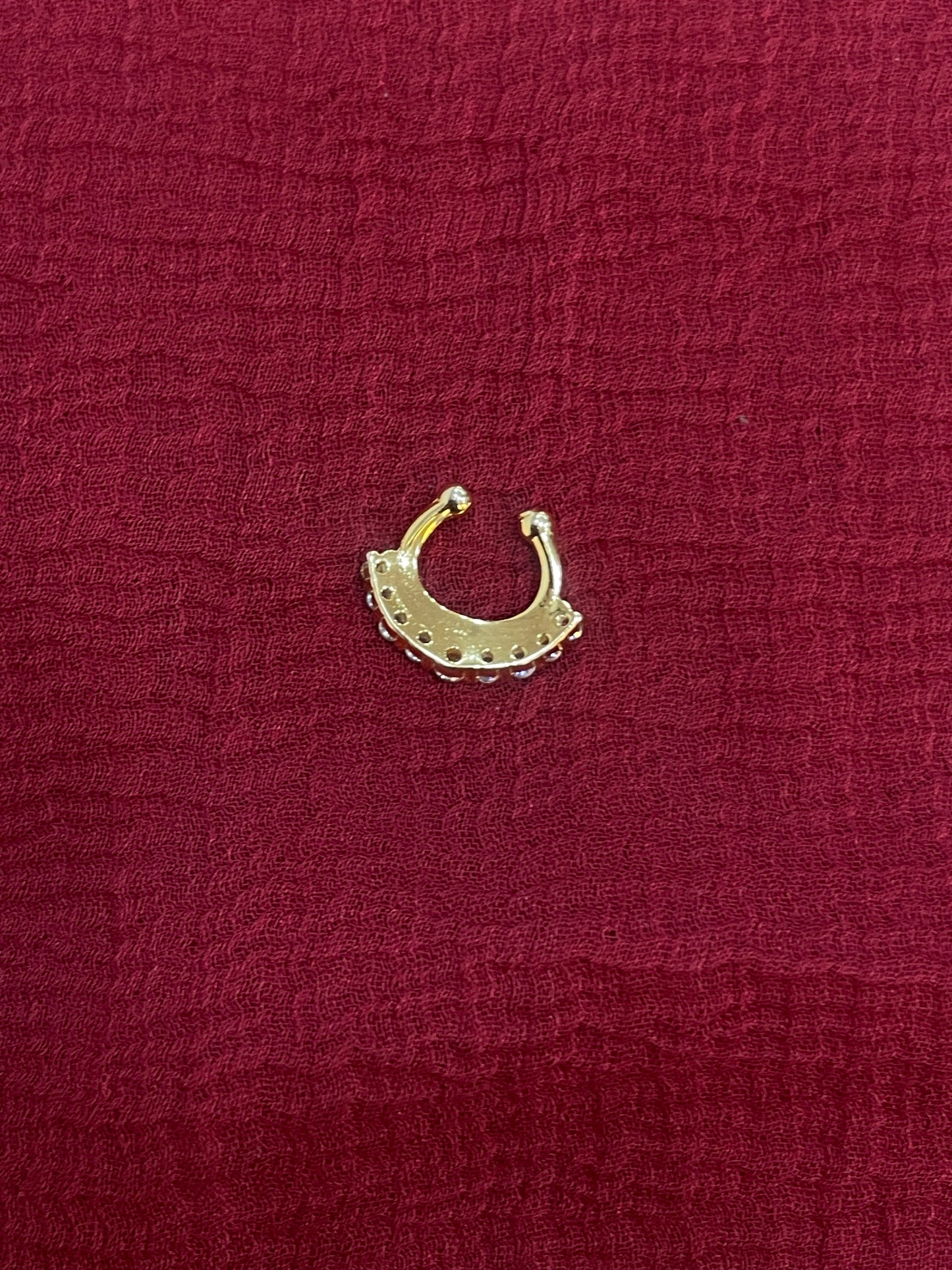 92.5 Silver Gold Plated Traditional Septum