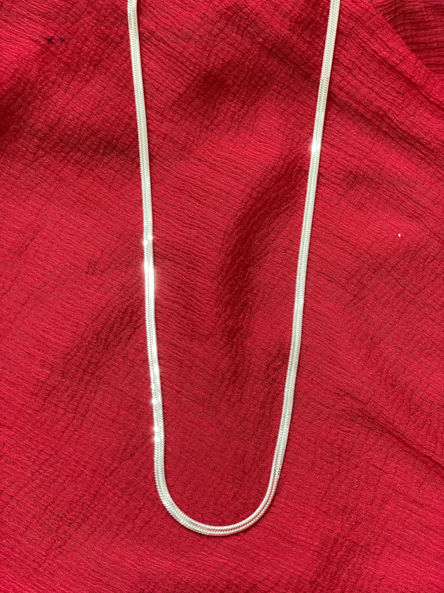 92.5 silver stylish Cuban chain 18 inches