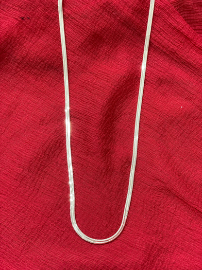 92.5 silver stylish Cuban chain 18 inches