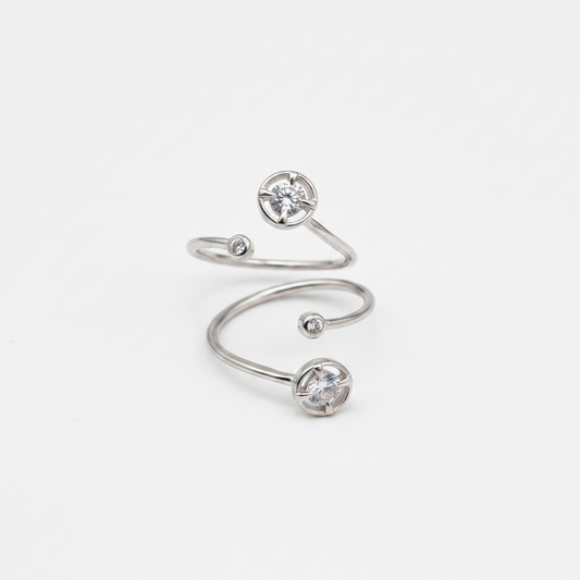 92.5 Sterling Silver Circular Toe Rings for Women | Minimal Elegant Design