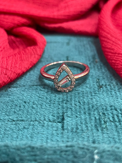 92.5 Silver Ring for Women Size 14 | Stylish Refined Finish | Elegant Fashion Jewellery